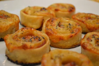 Espirales de Jamón con queso
