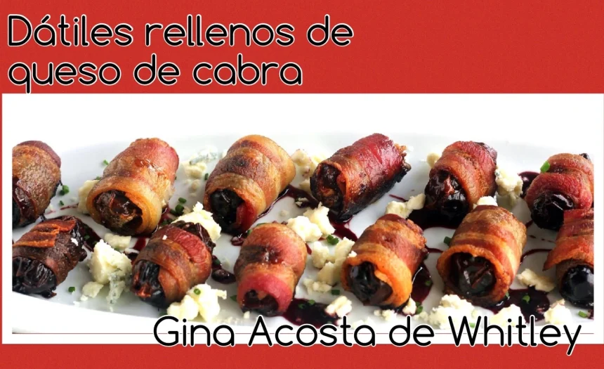 Dátiles rellenos de cabra