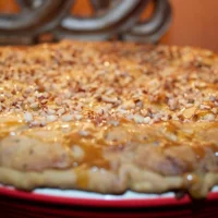 Pay de manzana con caramelo