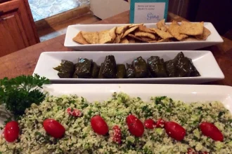 Hojas de Parra y Tabouleh