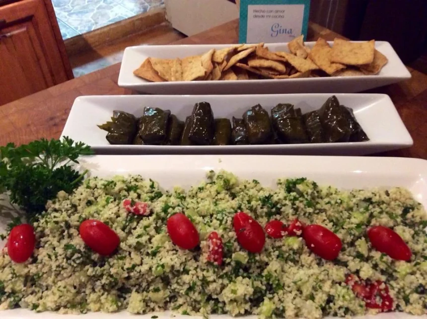 Hojas de Parra y Tabouleh