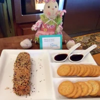Entremes de Salmón Ahumado y Ajonjolí