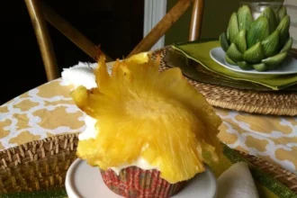 Kekos de pina y arándanos