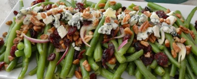 Ensalada de ejotes con arándanos, nuez y queso azul 8 Ensalada de ejotes con arándanos, nuez y queso azul