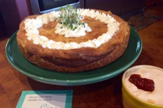 Souffle de Queso y Cebollino