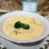 Crema de Brocoli y queso cheddar
