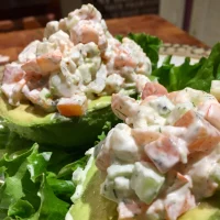 Aguacates rellenos de ensalada de Camarón 17 Aguacates rellenos de ensalada de Camarón