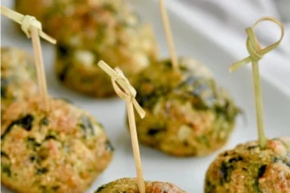 Aperitivo Bolitas de Espinacas