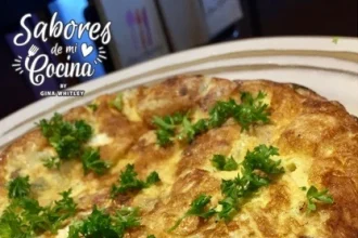 Tortilla de Papa con Camarón