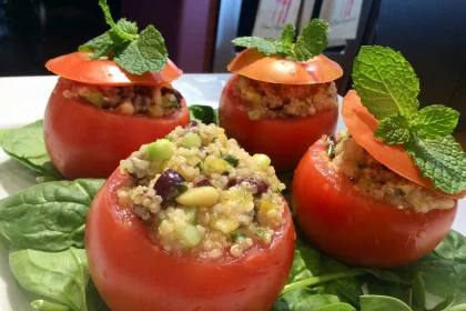 Tomates rellenos de Quinoa