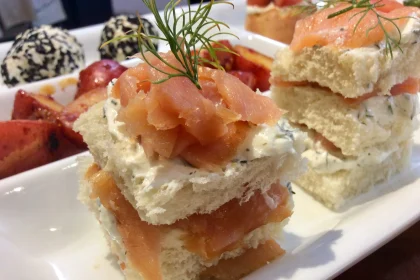 Canapes de Salmón