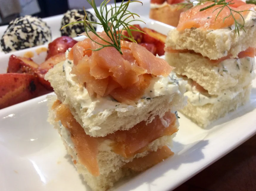 Canapes de Salmón