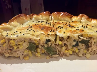 Pay de Pollo Poblano