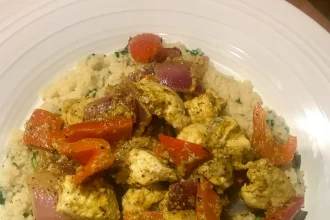 Couscous con Pollo estilo mediterráneo