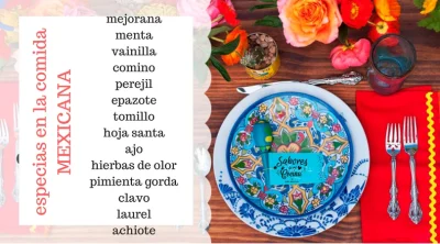 Las especias en México 7 Las especias en México