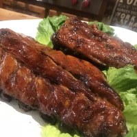 Costillas a la miel y soya 14 Costillas a la miel y soya