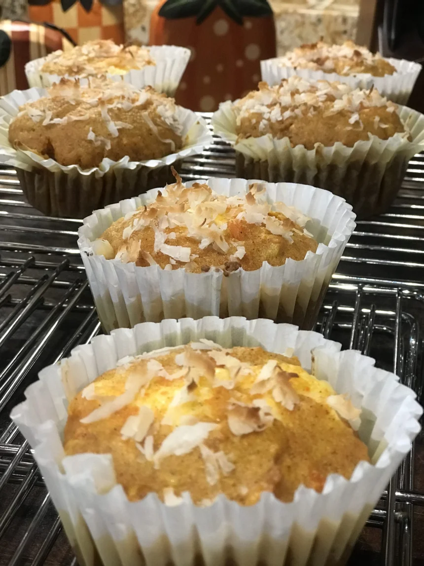 Muffins de Zanahoria con Coco