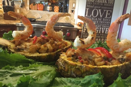 Piña Rellena Estilo Huatulco