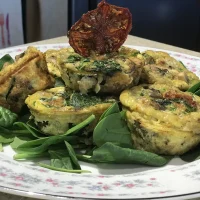 Bollitos de espinaca y champiñones
