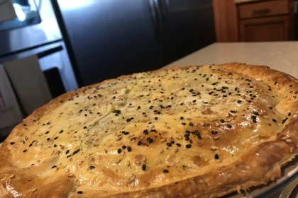 Quiche de Salmón con Queso Feta