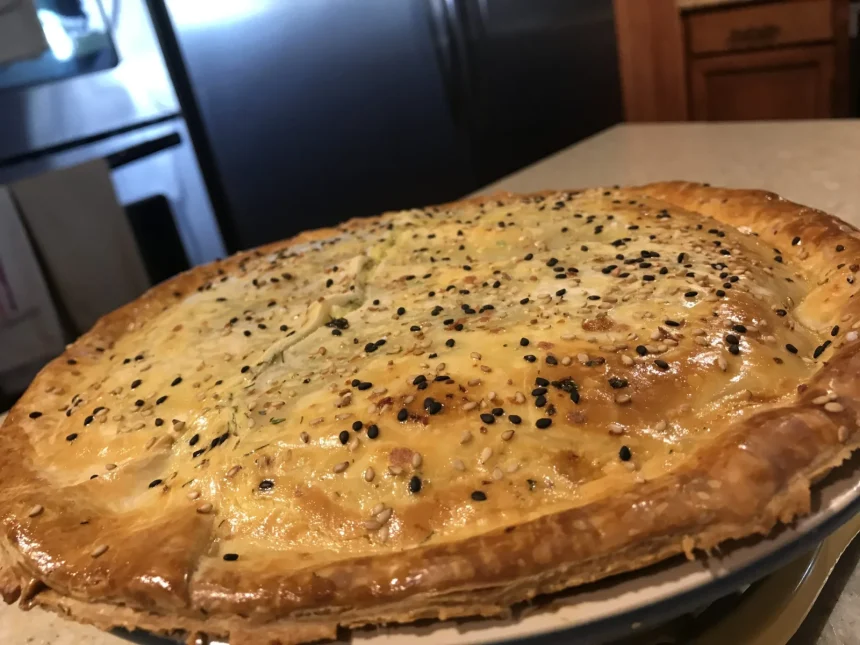Quiche de Salmón con Queso Feta