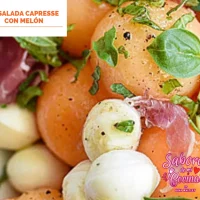 Ensalada Capresse con Melón