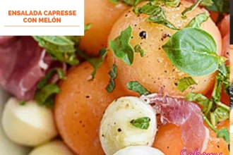 Ensalada Capresse con Melón