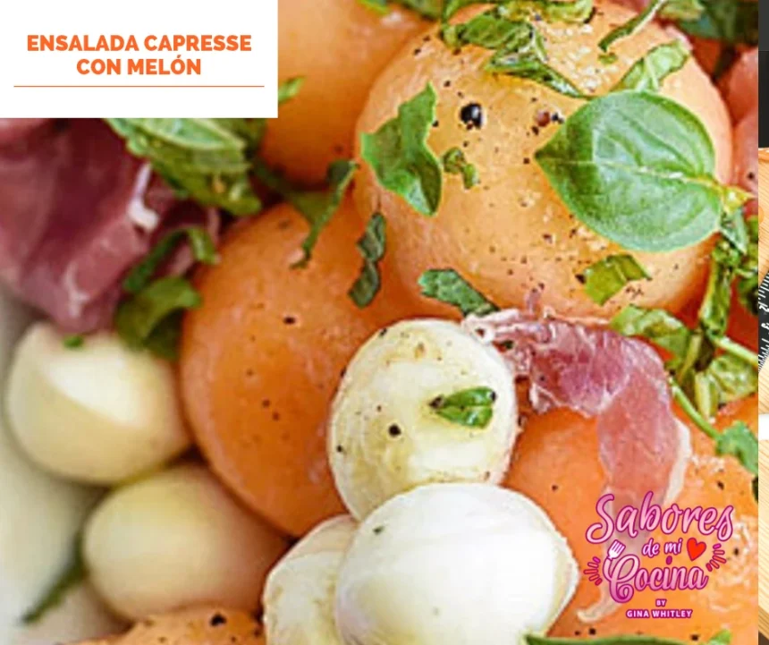 Ensalada Capresse con Melón