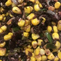 Arroz negro con elote y arándanos 18 Arroz negro con elote y arándanos