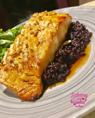 Salmón Glaseado en Citricos y Arroz Negro 8 Salmón Glaseado en Citricos y Arroz Negro