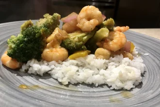 Camarones Teriyaki