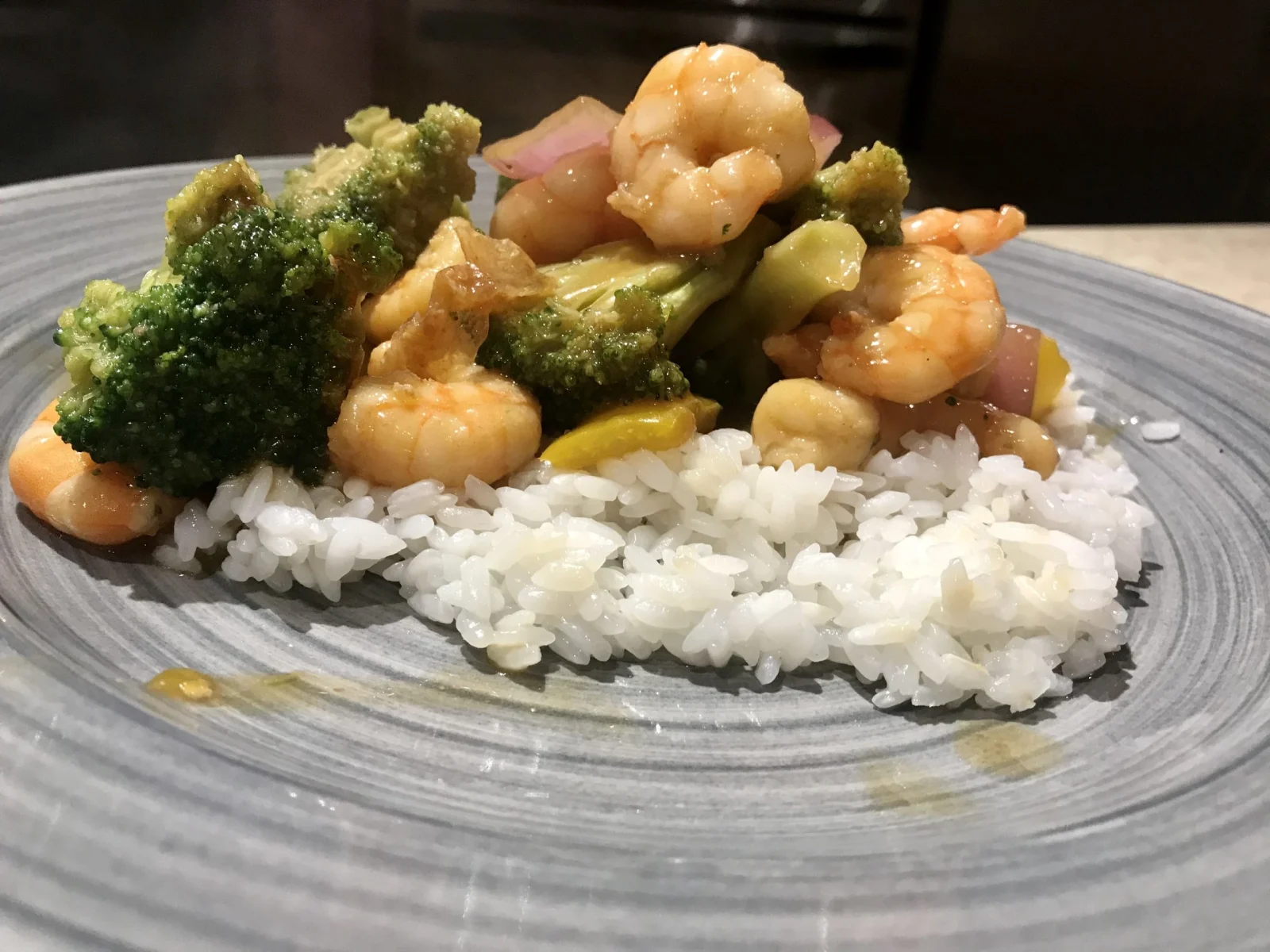 Camarones Teriyaki