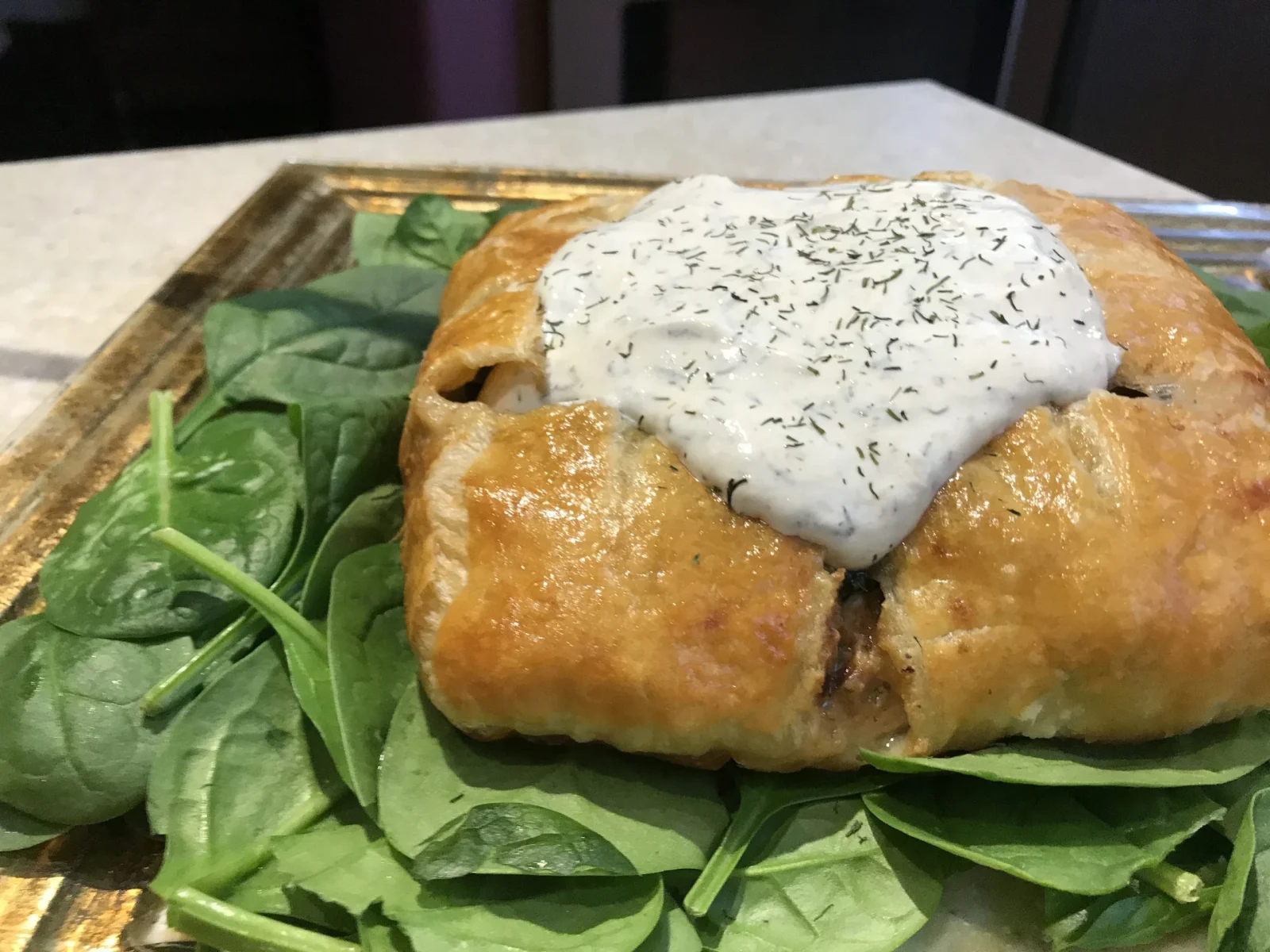 Salmón on Croute