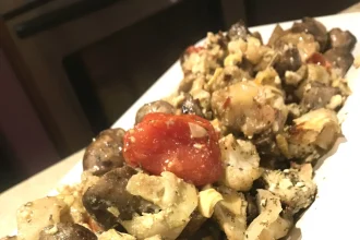 Verduras Mediterráneas para la cena de navidad