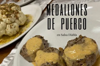 Medallones de Puerco en Salsa Diabla