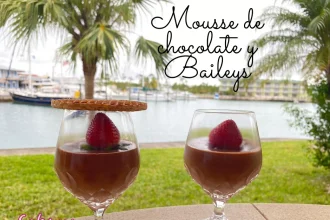 Mousse de chocolate y Baileys