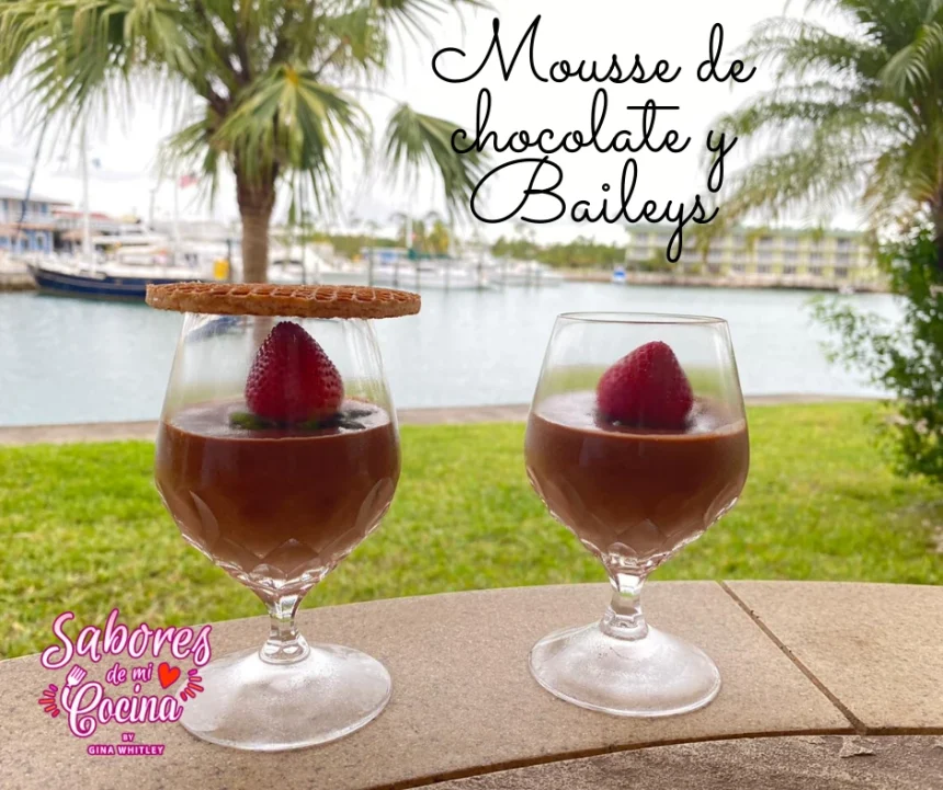 Mousse de chocolate y Baileys