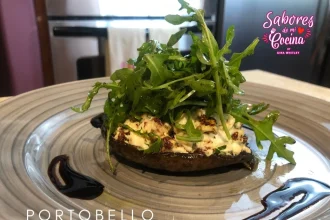 Champiñones Portobello Rellenos
