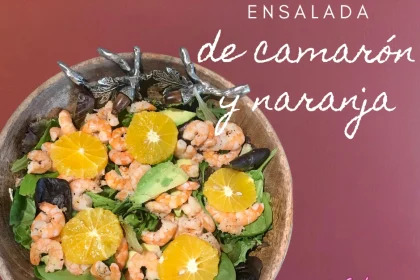Ensalada de Camarón y Naranja