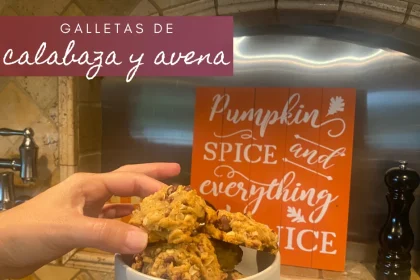Receta de Galletas de Calabaza y Avena