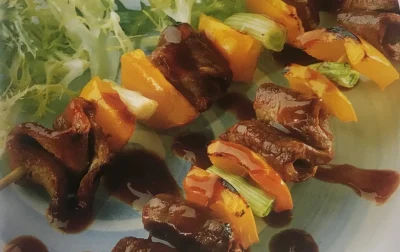Kabobs de Carne Teriyaki 8 Kabobs de Carne Teriyaki