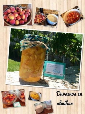 Duraznos en almíbar