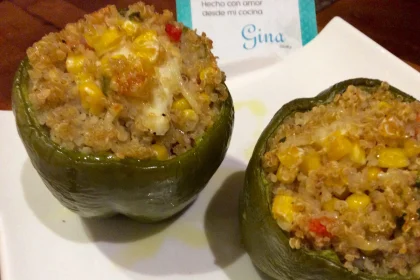 Pimientos rellenos de Quinoa