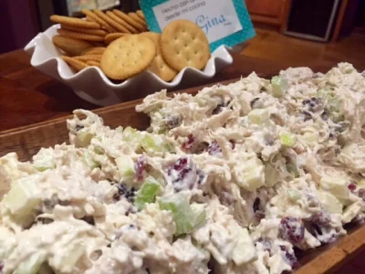Ensalada de pollo con manzana, arándanos y nuez 8 Ensalada de pollo con manzana, arándanos y nuez