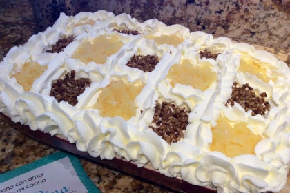 Pastel Borracho de Piña