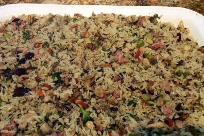 Arroz salvaje con champiñones balsámicos