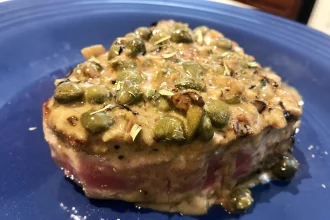 Atún en salsa de limón