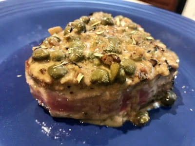 Atún en salsa de limón