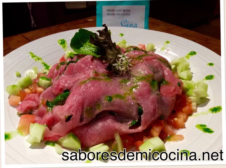Carpaccio de Atún