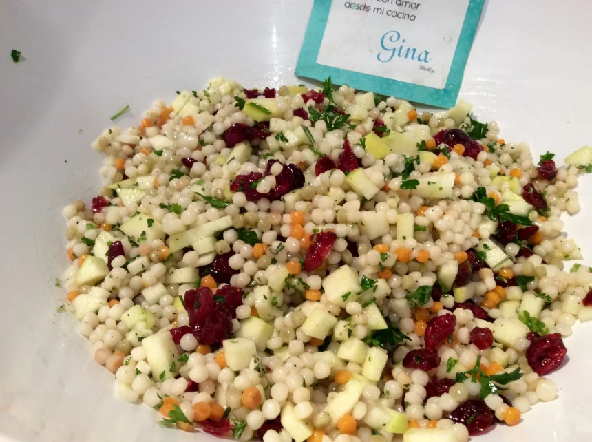 Ensalada Israeli de Couscous